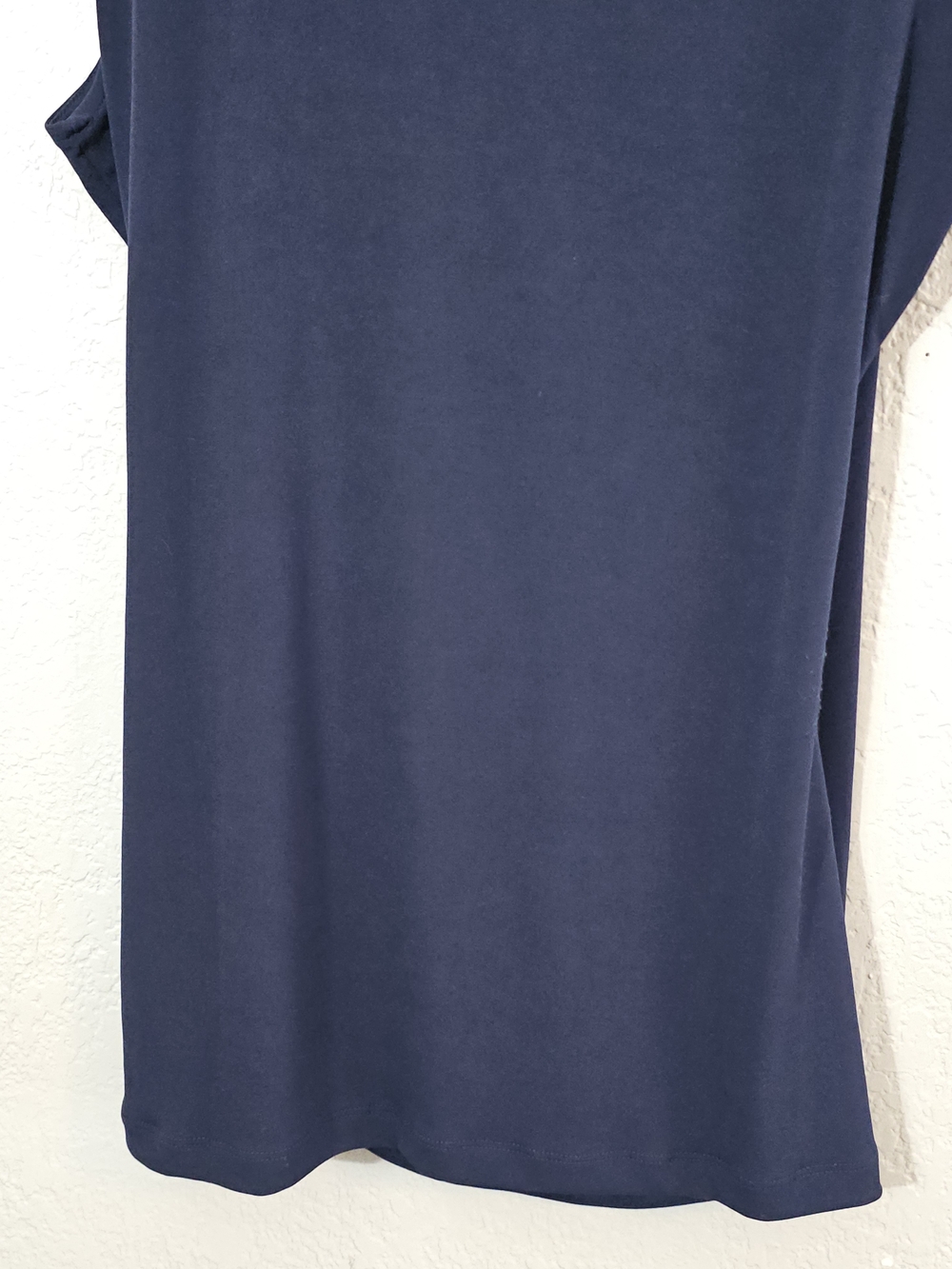 Banana Republic Sleeveless Wrap Tank Blouse V-neck Navy Womens Medium - Picture 7 of 7